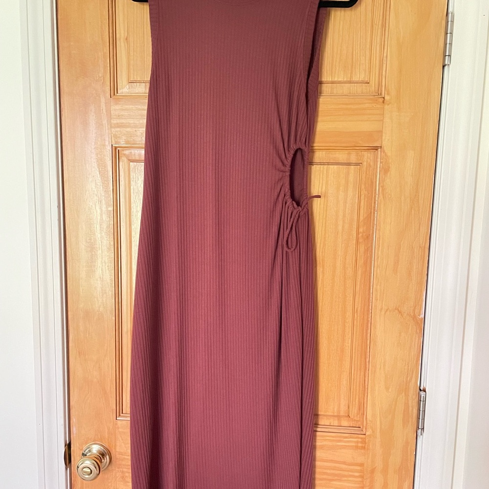 Abercrombie Sleeveless Dress in Mauve